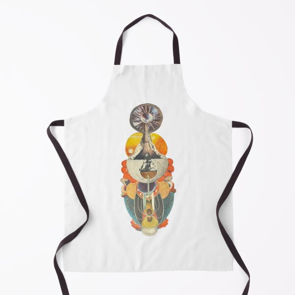 Item preview, Chill Vintage Surrealist Symmetrical Orange Collage Art designed and sold by Lampfil.
