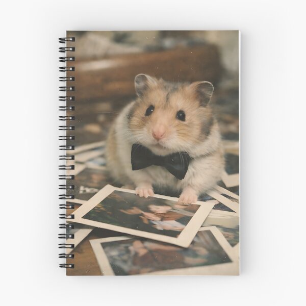 Item preview, Rat in Bow Tie Looking at an Old Photograph Wall Art | Nostalgic Rodent Portrait | Retro Photography Aesthetic Vintage Memory Print designed and sold by PaintedPixels01.