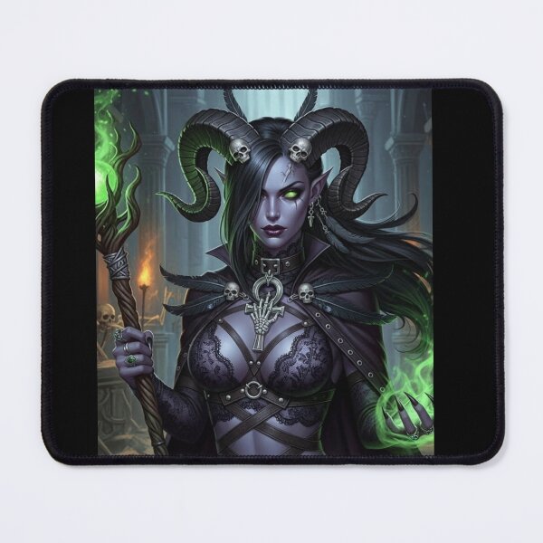 Item preview, Tiefling Dark Necromancer designed and sold by Prestons Corner.