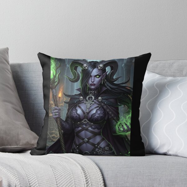 Item preview, Tiefling Dark Necromancer designed and sold by Prestons Corner.
