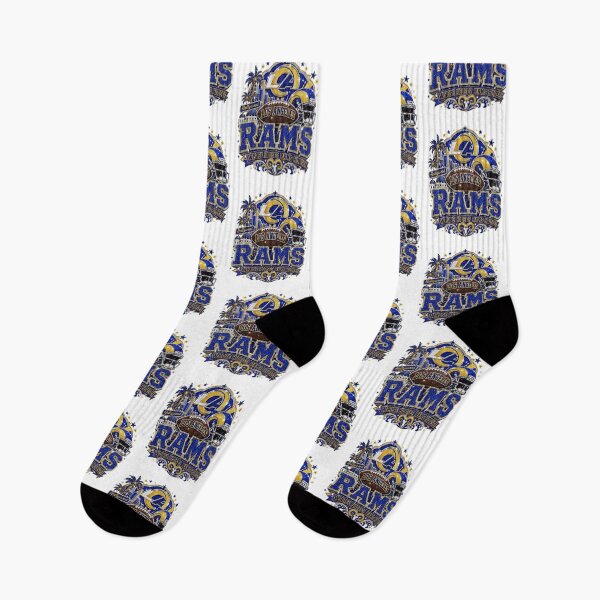 Item preview, Los Angeles Rams Glitter Football Fan Design designed and sold by IlanaLoudin.