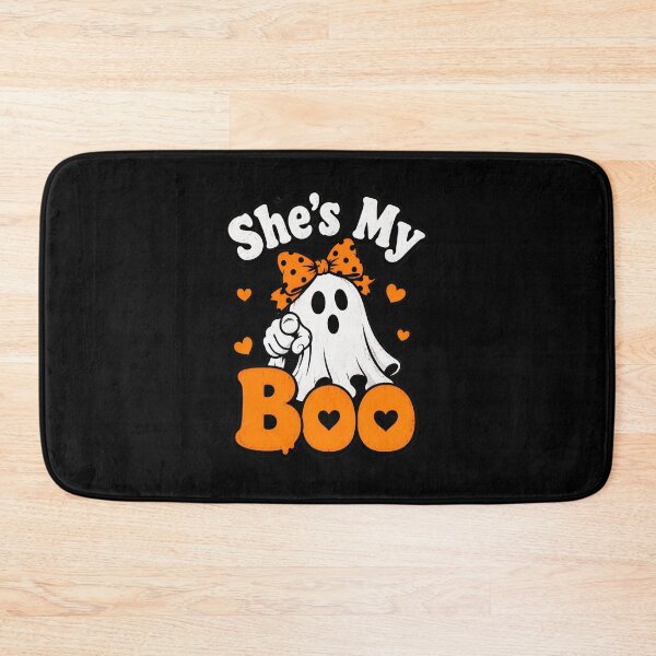 Item preview, She's My Boo Halloween The Ghost wears Bow designed and sold by leocreatives.