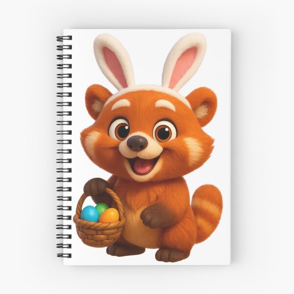 Item preview, Red Panda Easter Bunny designed and sold by Sillytoe.