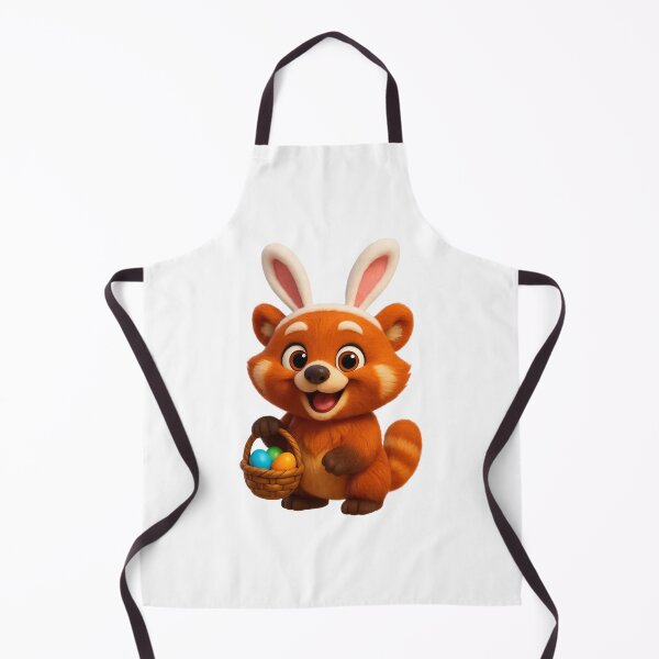 Item preview, Red Panda Easter Bunny designed and sold by Sillytoe.