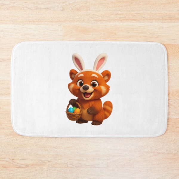 Item preview, Red Panda Easter Bunny designed and sold by Sillytoe.