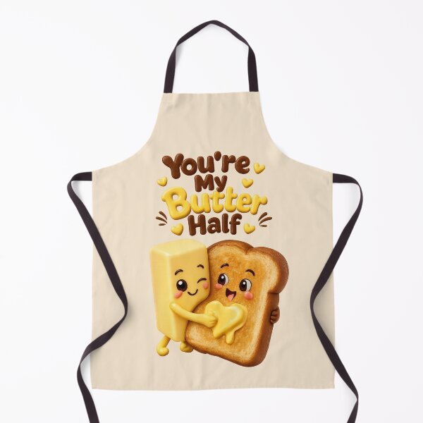 Item preview, Cute "You're My Butter Half" | Funny Kawaii Cute Toast Breakfast Love Pun designed and sold by Moons Studio.