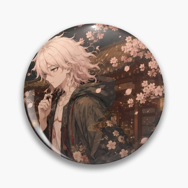 Item preview, Nagito Komaeda Danganronpa Sakura Moon Walk designed and sold by mildaclairmo.