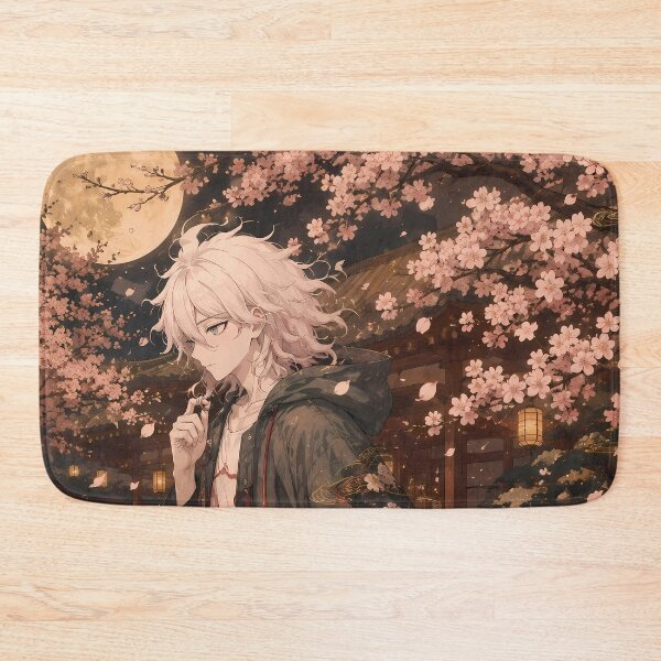 Item preview, Nagito Komaeda Danganronpa Sakura Moon Walk designed and sold by mildaclairmo.