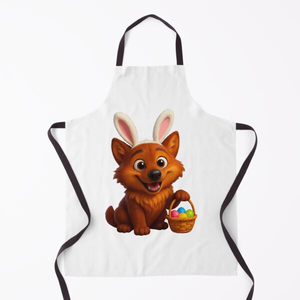 Item preview, Red Wolf Easter Bunny designed and sold by Sillytoe.