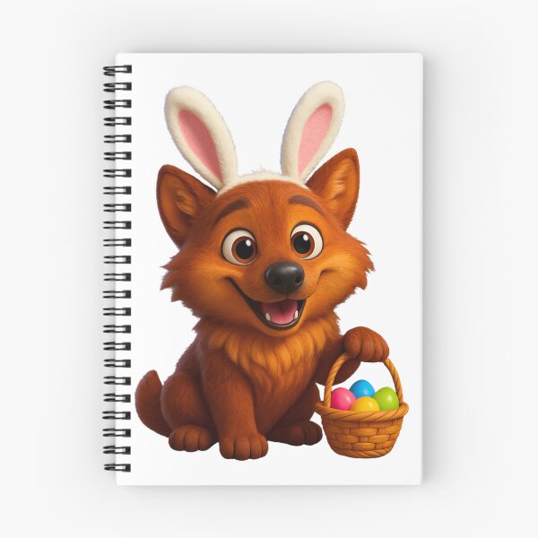 Item preview, Red Wolf Easter Bunny designed and sold by Sillytoe.