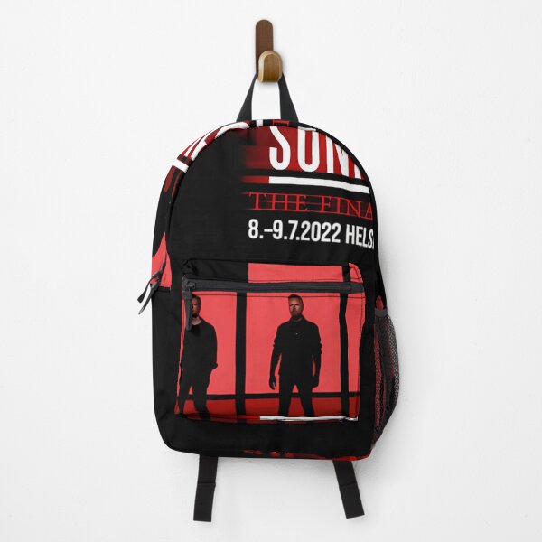 Item preview, Five Band Member Silhouettes Red Pillars designed and sold by Medusa Gorgo.