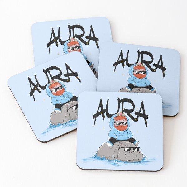 Item preview, Maximum Aura Farming Hippo, Funny Gamer Meme designed and sold by Chelsealuv Krigbaum.