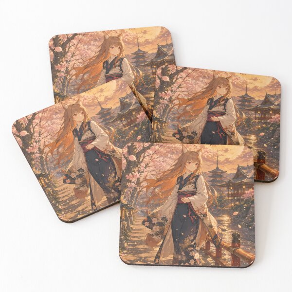 Item preview, Holo Spice and Wolf Cherry Blossom Moonlight designed and sold by mildaclairmo.