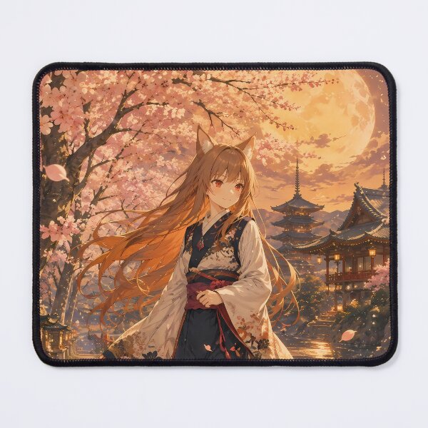 Item preview, Holo Spice and Wolf Cherry Blossom Moonlight designed and sold by mildaclairmo.