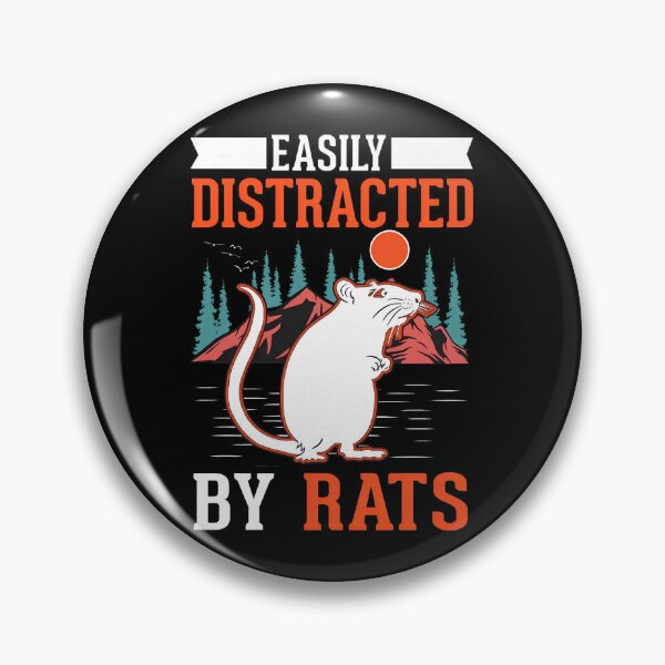 Item preview, Easily Distracted By Rats Funny Animal Lover Gift designed and sold by lehmanaapic.