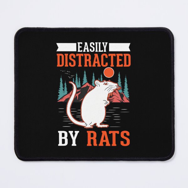 Item preview, Easily Distracted By Rats Funny Animal Lover Gift designed and sold by lehmanaapic.