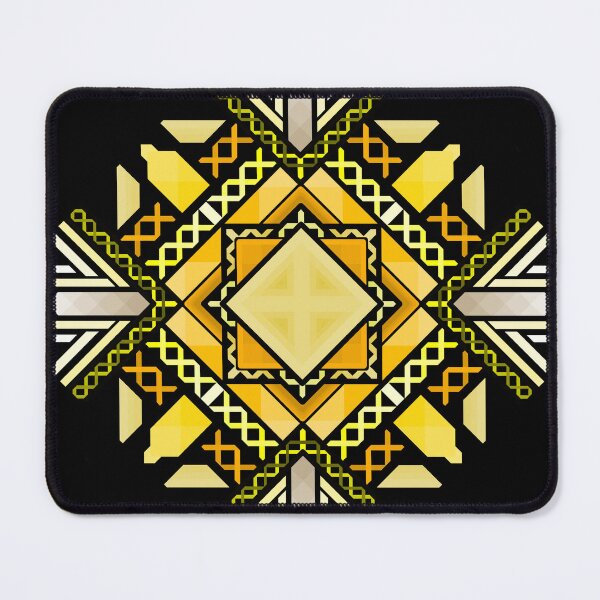 Item preview, Abstract Yellow and Orange Design - Geometric Art designed and sold by JayMakesTiktok.