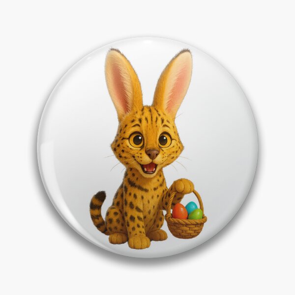 Artikelvorschau, Serval-Osterhase entworfen und verkauft von Sillytoe.