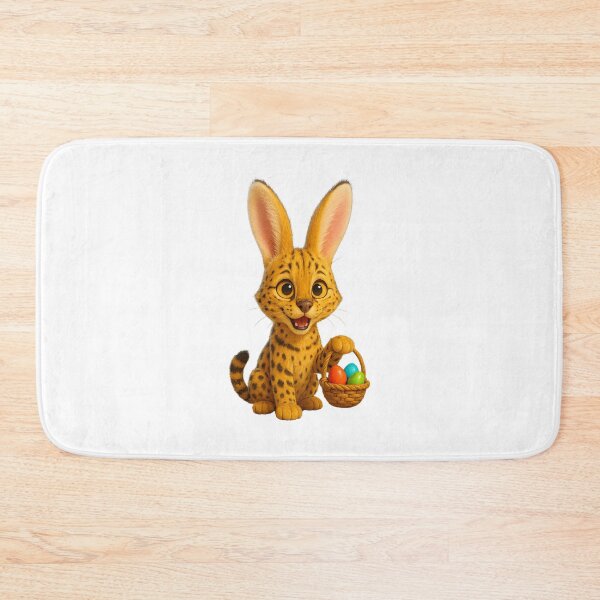 Item preview, Serval Easter Bunny designed and sold by Sillytoe.