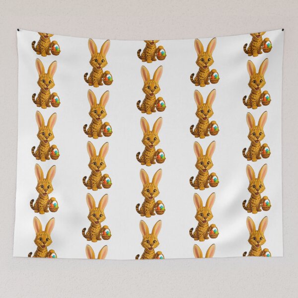 Item preview, Serval Easter Bunny designed and sold by Sillytoe.