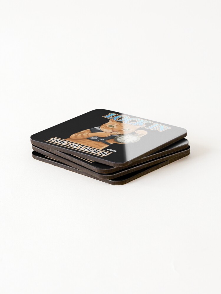 Thumbnail 4 of 5, Coasters (Set of 4), Lock In designed and sold by deathanarchy.