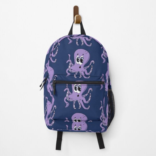 Item preview, Adorable Kawaii Surprised Octopus with Big Blue Eyes designed and sold by CozyCritters8.