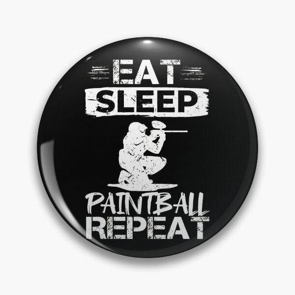 Item preview, Eat Sleep Paintball Repeat Distressed Action Sports designed and sold by lehmanaapic.