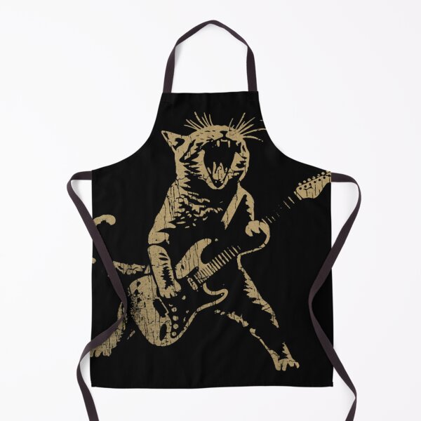 Item preview, vintage Rock Cat Playing Guitar Funny Guitar Cat For Men Women Kids T-Shirt designed and sold by eliasallawes.