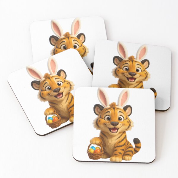Item preview, Siberian Tiger Easter Bunny designed and sold by Sillytoe.