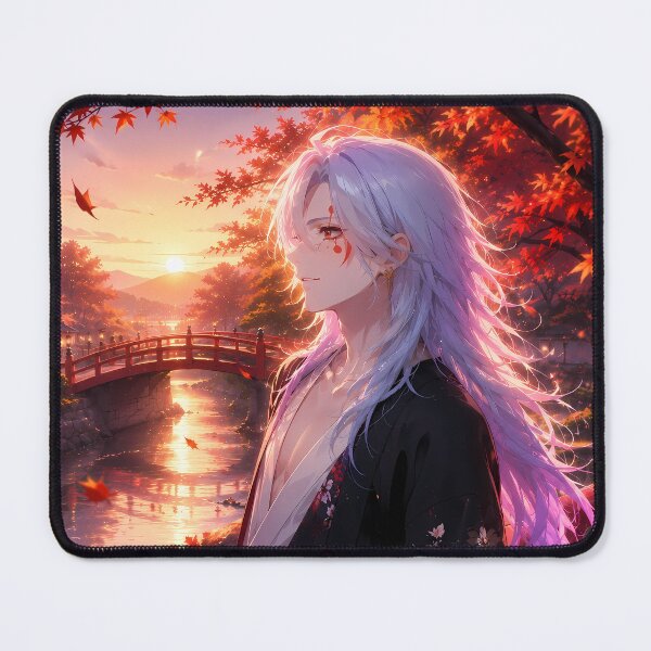 Item preview, Tengen Uzui Demon Slayer Autumn River Sunset designed and sold by Dashsopaner.