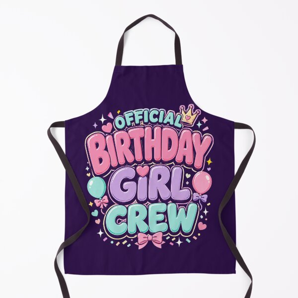 Item preview, Official Birthday Girl Crew Pastel Party Vibes designed and sold by Victor Shadehorn.