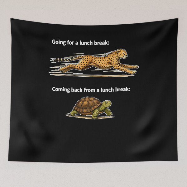 Item preview,  Funny Compared Going For A Lunch Break Coming Back From A Lunch Break designed and sold by AmberWild.