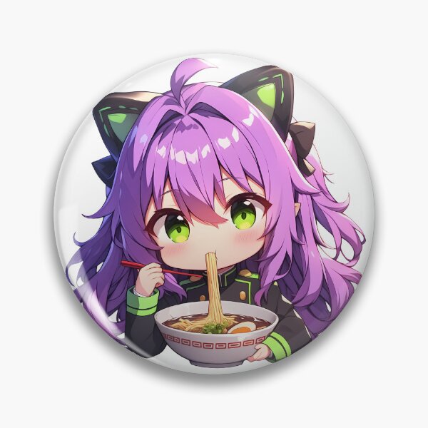 Item preview, Hiiragi Shinoa Seraph Of The End Purple Hair Ramen designed and sold by mildaclairmo.