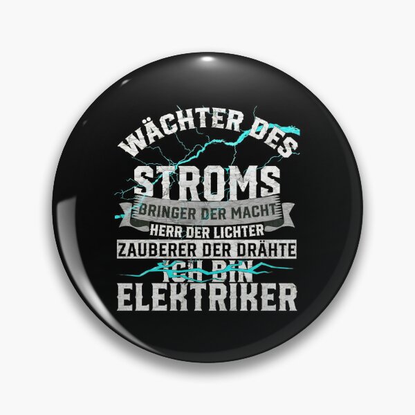 Item preview, Electrician German Saying Guardian of Current Power designed and sold by lehmanaapic.