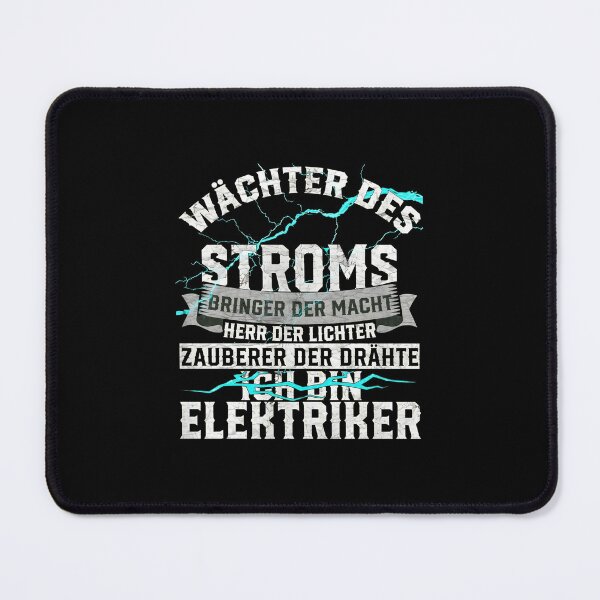 Item preview, Electrician German Saying Guardian of Current Power designed and sold by lehmanaapic.