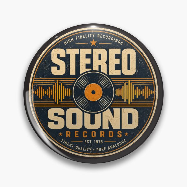 Artikelvorschau, Stereo Sound Records – Vintage-Vinyllabel entworfen und verkauft von Golden Era Studio.