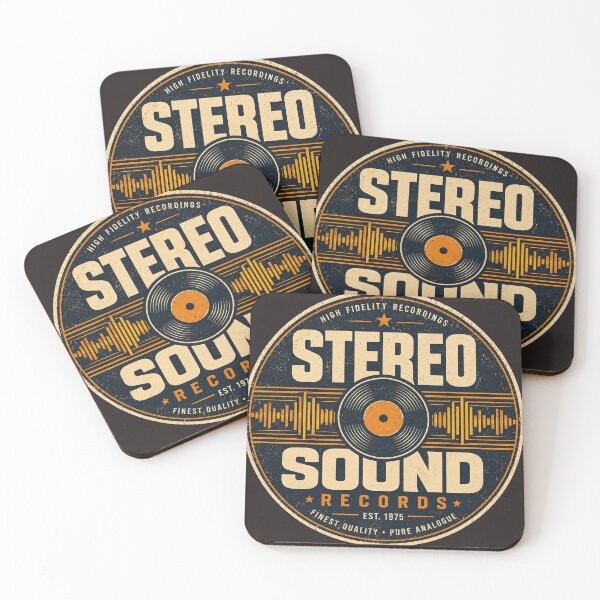 Item preview, Stereo Sound Records - Vintage Vinyl Label designed and sold by Golden Era Studio.