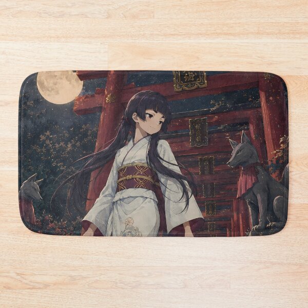 Item preview, Izumo Kamiki Blue Exorcist Moonlit Torii Path designed and sold by mildaclairmo.