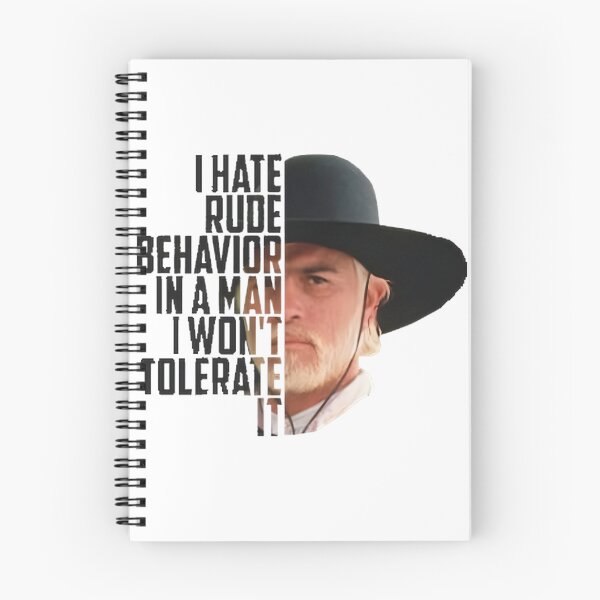Item preview, I Hate Rude Behavior Classic Western Cowboy Quote Vintage Retro Style | ⭐⭐⭐⭐⭐ Best Seller designed and sold by matmente.