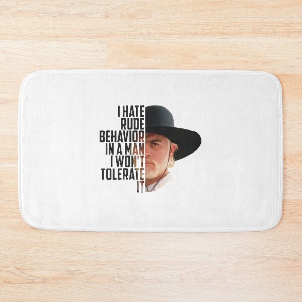 Item preview, I Hate Rude Behavior Classic Western Cowboy Quote Vintage Retro Style | ⭐⭐⭐⭐⭐ Best Seller designed and sold by matmente.