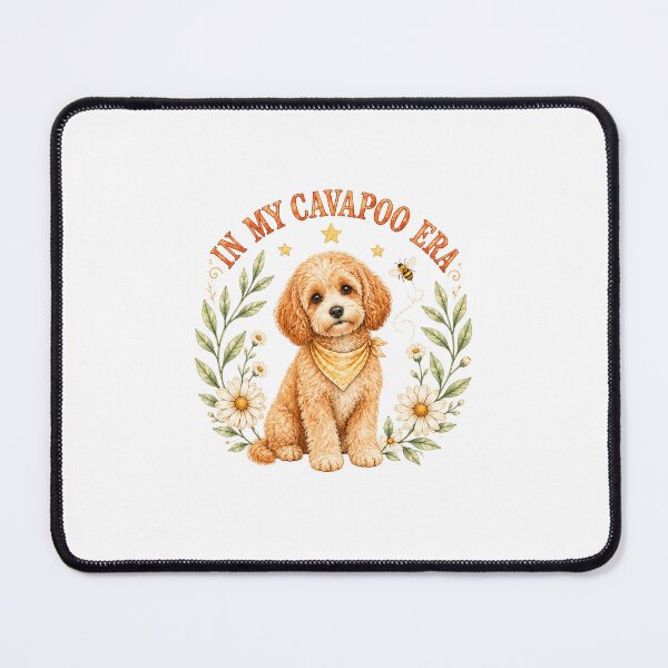 Item preview, In My Cavapoo Era Watercolor designed and sold by HoneytheCavapoo.