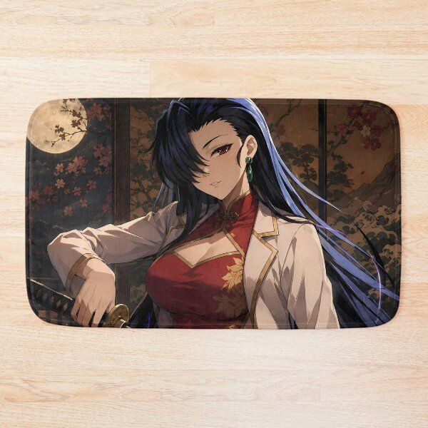 Item preview, Shenhua Black Lagoon Moonlit Samurai Crimson Calm designed and sold by mildaclairmo.