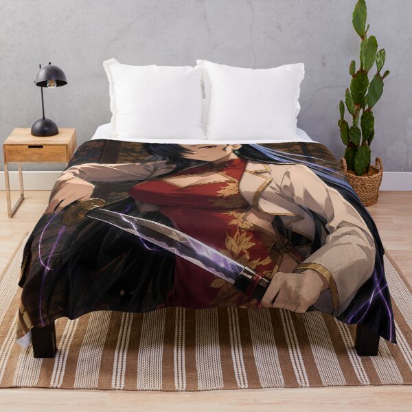 Item preview, Shenhua Black Lagoon Moonlit Samurai Crimson Calm designed and sold by mildaclairmo.