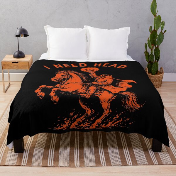 Item preview, I Need Head Headless Horseman Pumpkin Halloween designed and sold by AmberWild.