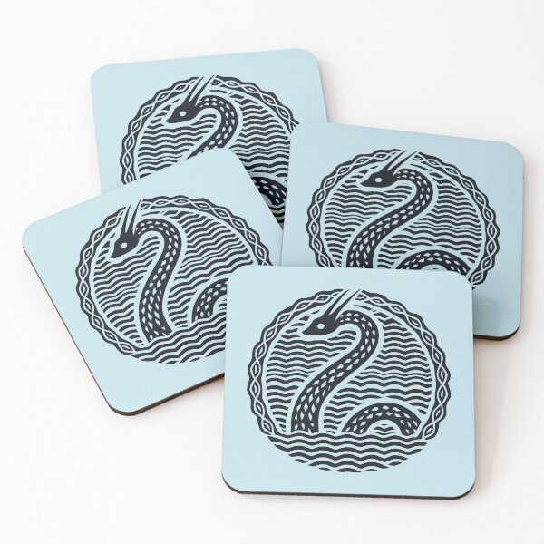 Item preview, Celtic Loch Ness Monster Sea Serpent Emblem designed and sold by Victor Shadehorn.