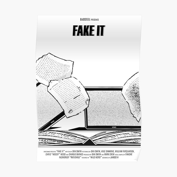 Bastille // Fake It Poster