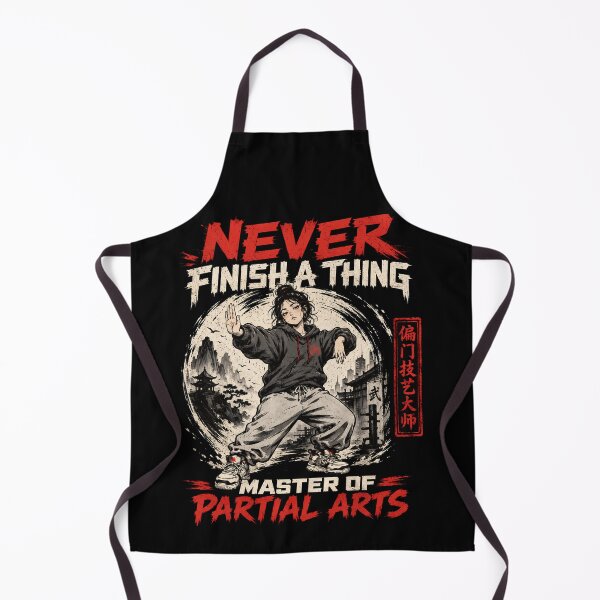 Item preview, Never Finish a Thing Master of Partial Arts designed and sold by Victor Shadehorn.