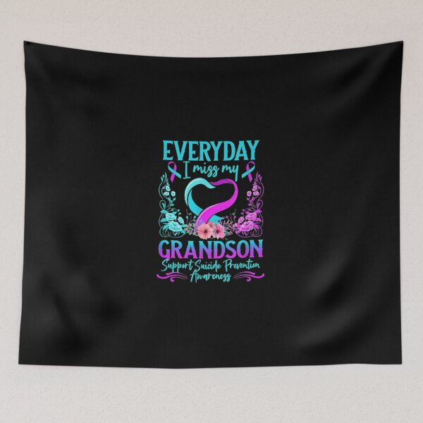 Item preview, Everyday I Miss My Grandson Suicide Prevention Awareness designed and sold by lehmanaapic.