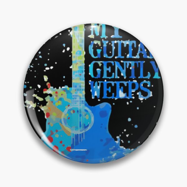 Item preview, While My Guitar Gently Weeps designed and sold by WildPalitteArt.