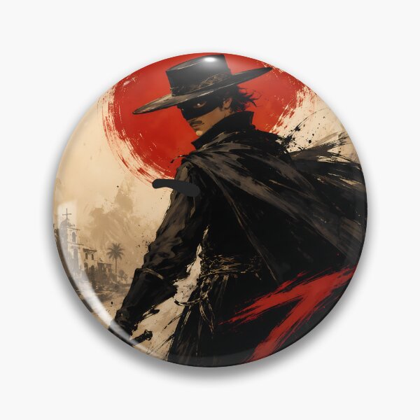 Item preview, Zorro Under the Red Sun – Artistic Painting designed and sold by Astralia.